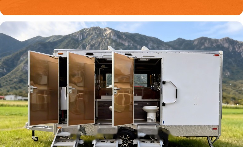 Outdoor mobile toilet