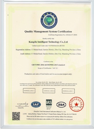 Quality Management System Certification